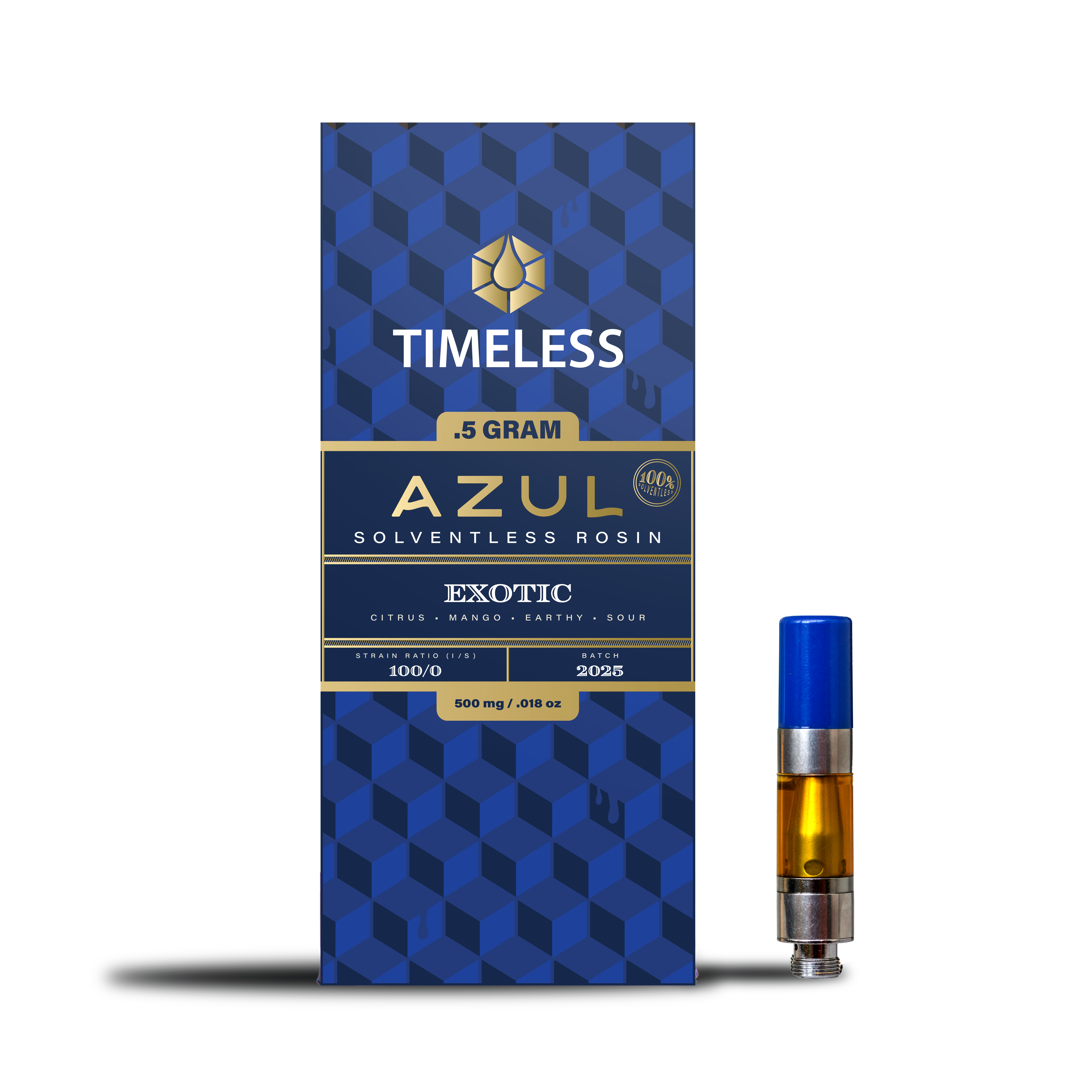Photograph of product: AZUL ExoticVape Cartridge | 0.5g