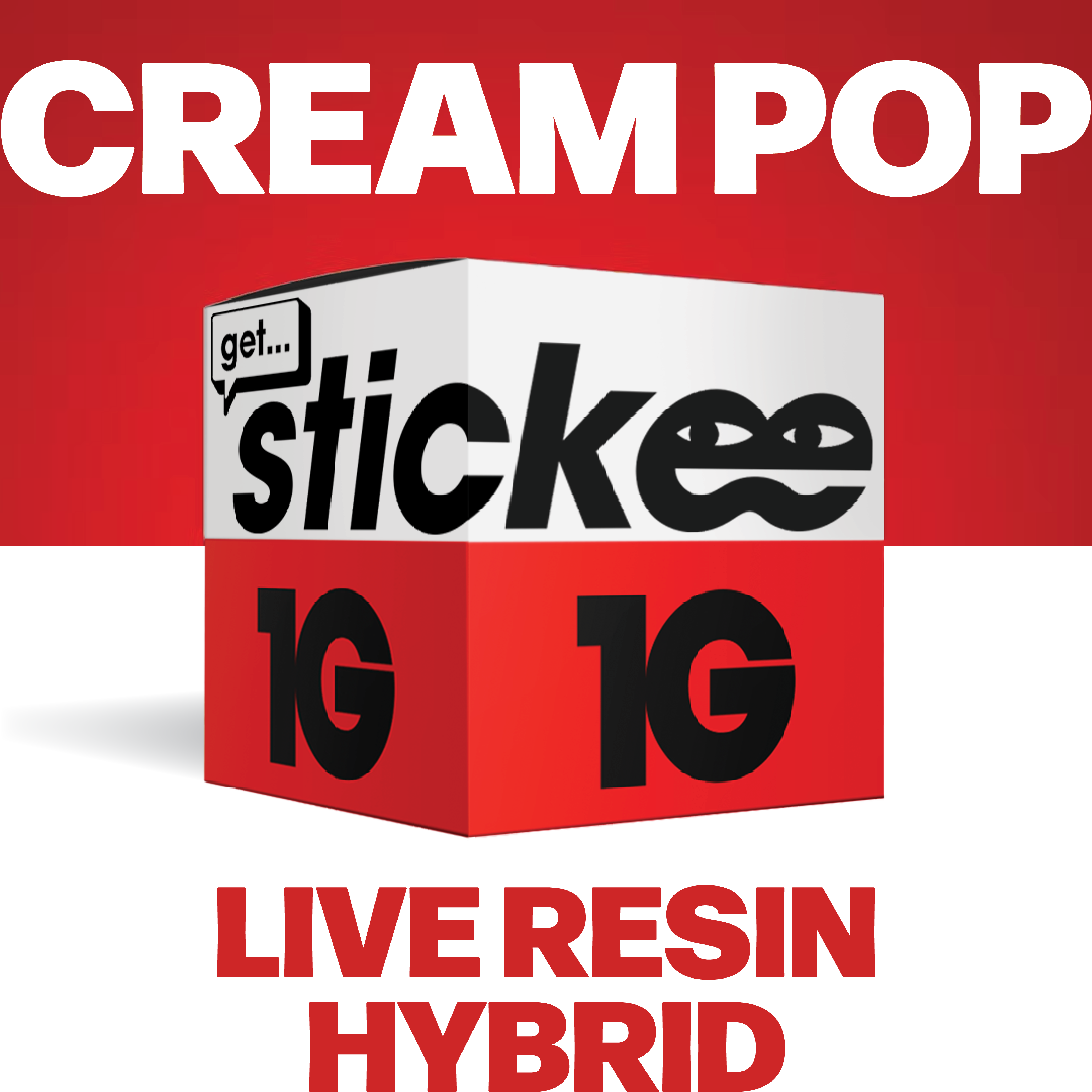 Photograph of product: STICKEE | Cream Pop | 1G | Live Resin Concentrate