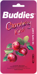 Photograph of product: Vape AiO 1g Cranberry Kush (Buddies)