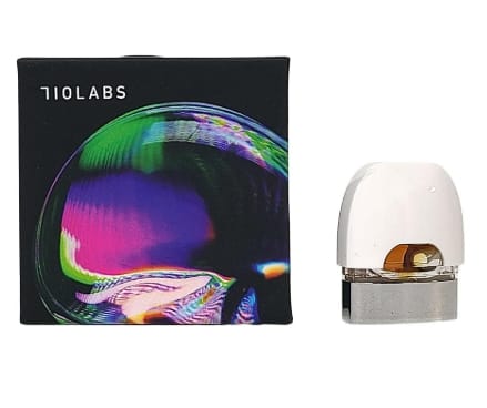 Photograph of product: White Oil Pod Battery