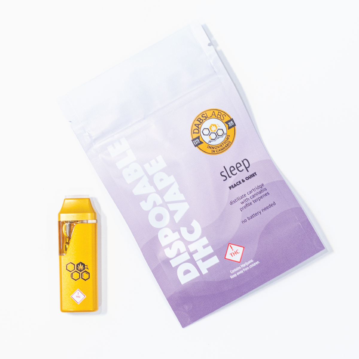 Photograph of Product: Rec Dabs Labs Disposable - Sleep