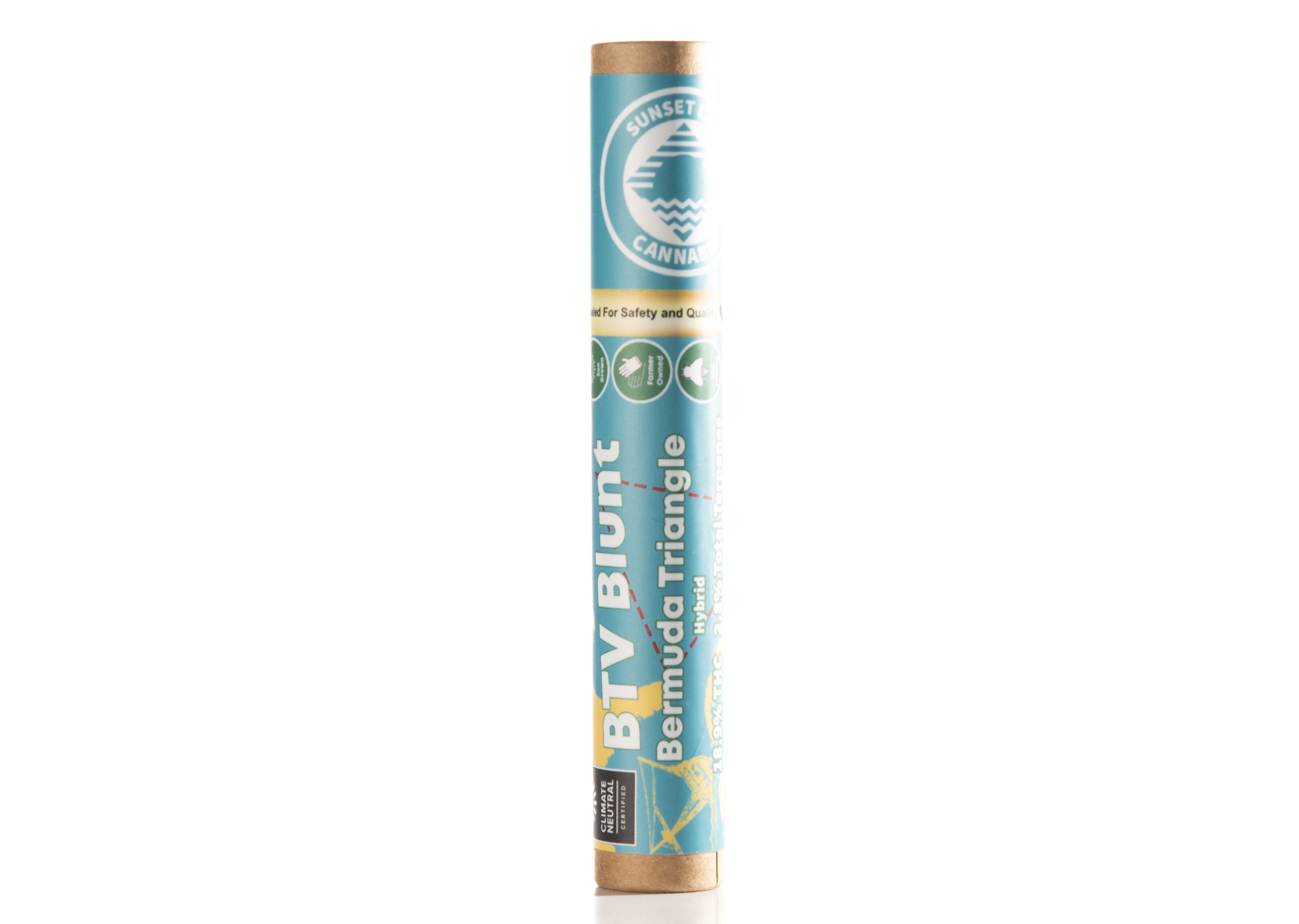 Photograph of product: Sunset Lake | Bermuda Triangle BTV Blunt | 1g