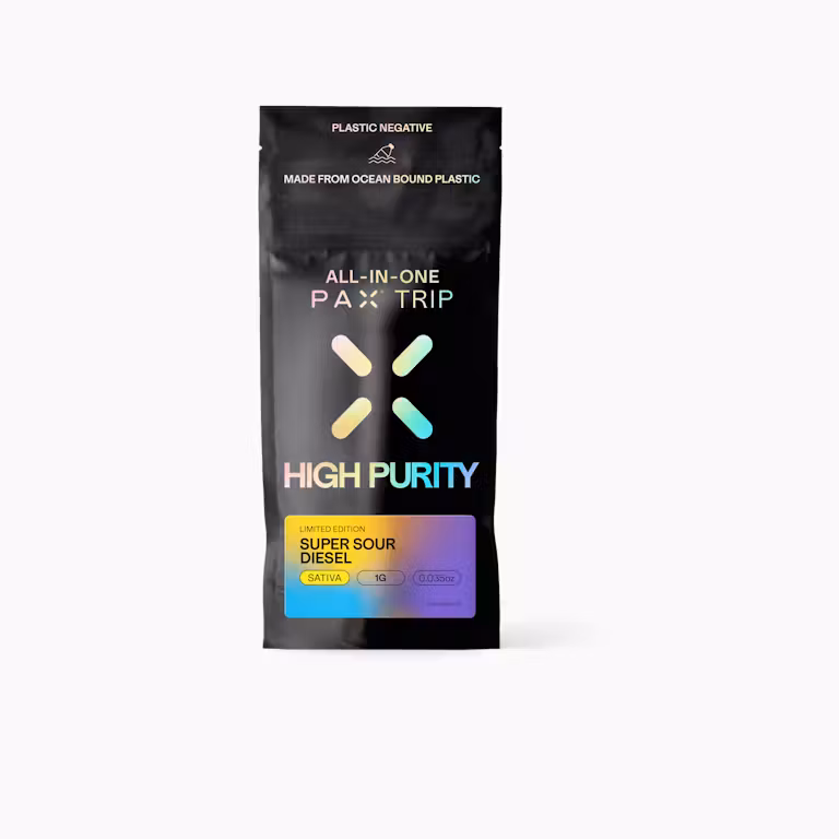 Photograph of product: PAX All-in-One Diamond Vape Super Sour Diesel 1g