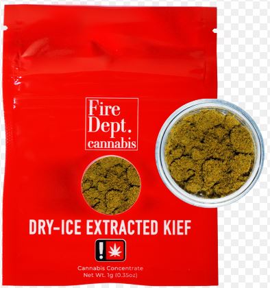 Photograph of product: Fire Dept. Oui'd | White Chocolate Chip | Dry Ice Kief 1g