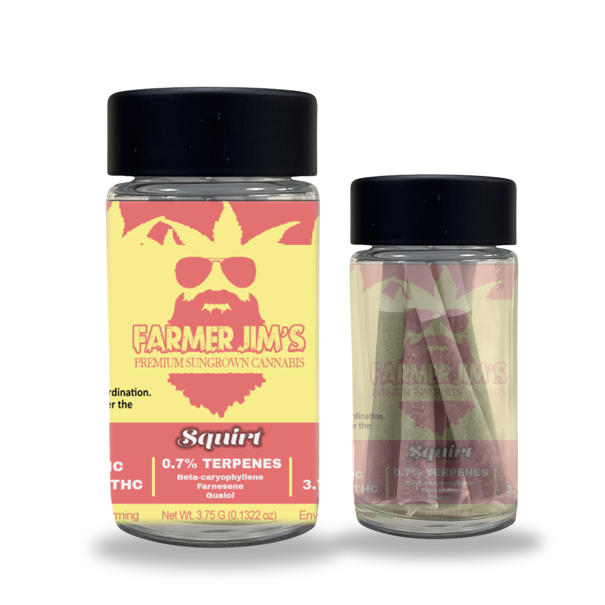 Photograph of product: Farmer Jim | Squirt Pre-Roll 5pk
