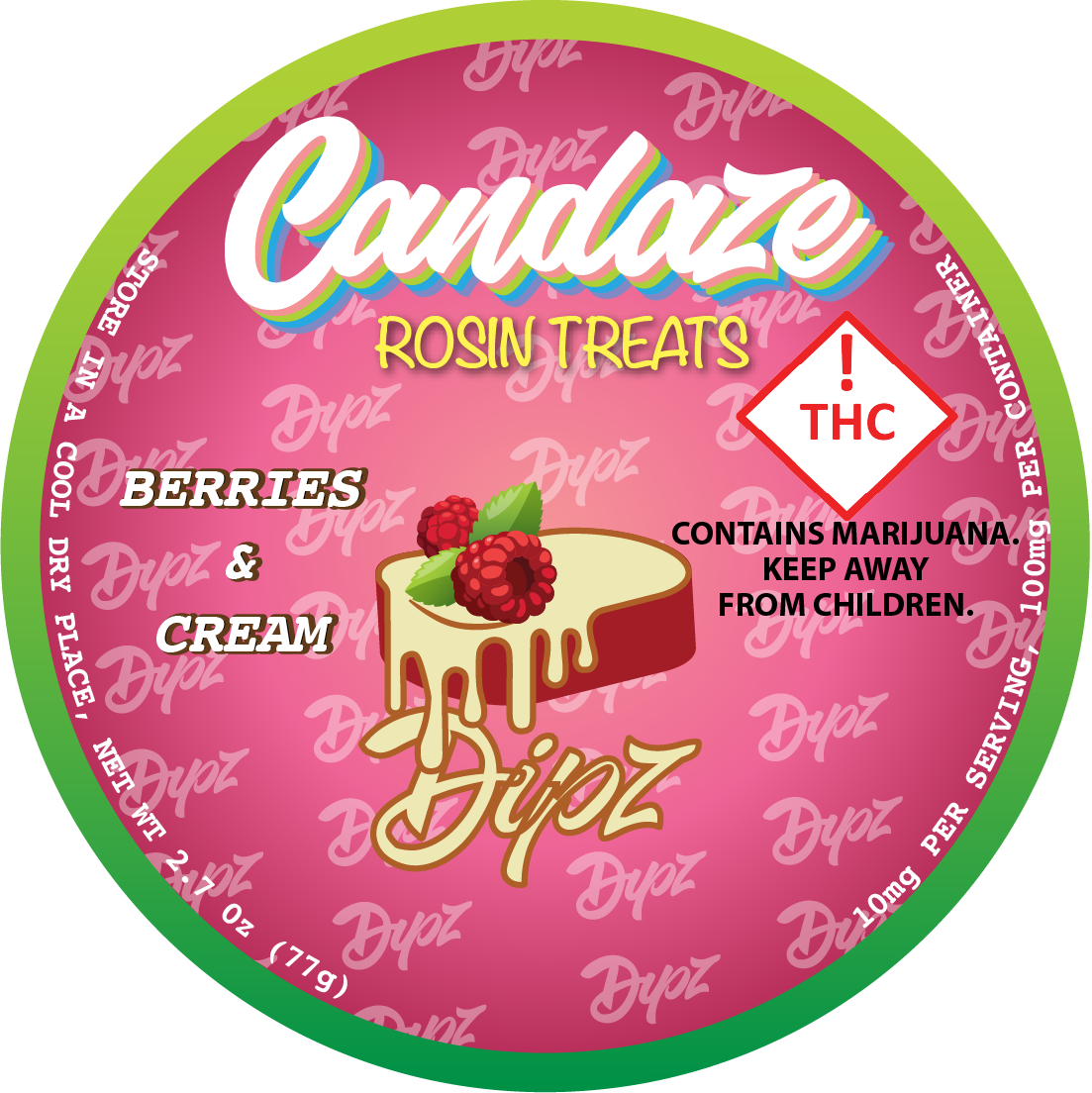 Photograph of product: Candaze - Dipz - - Berries & Cream (H)