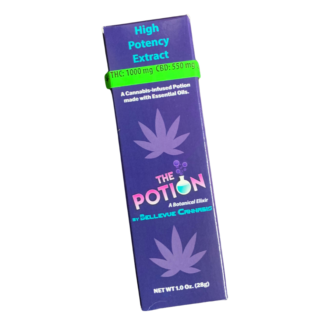 Photograph of product: Bellevue Oui'd The Potion Botanical Elixir Topical 1550mg