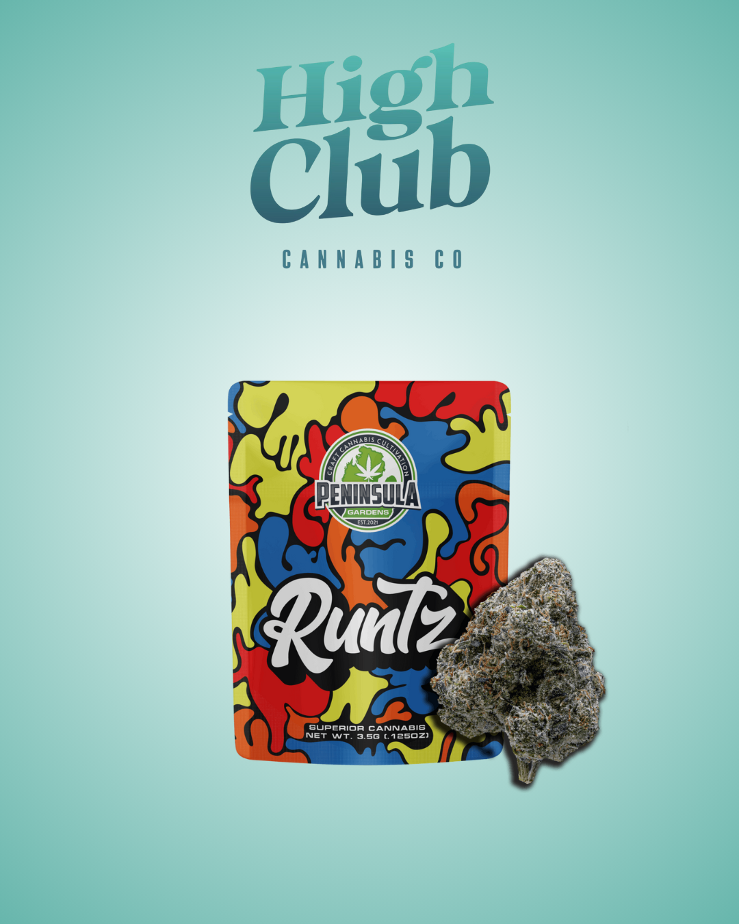 Photograph of product: Peninsula Gardens | Runtz Pre Pack - 3.5g