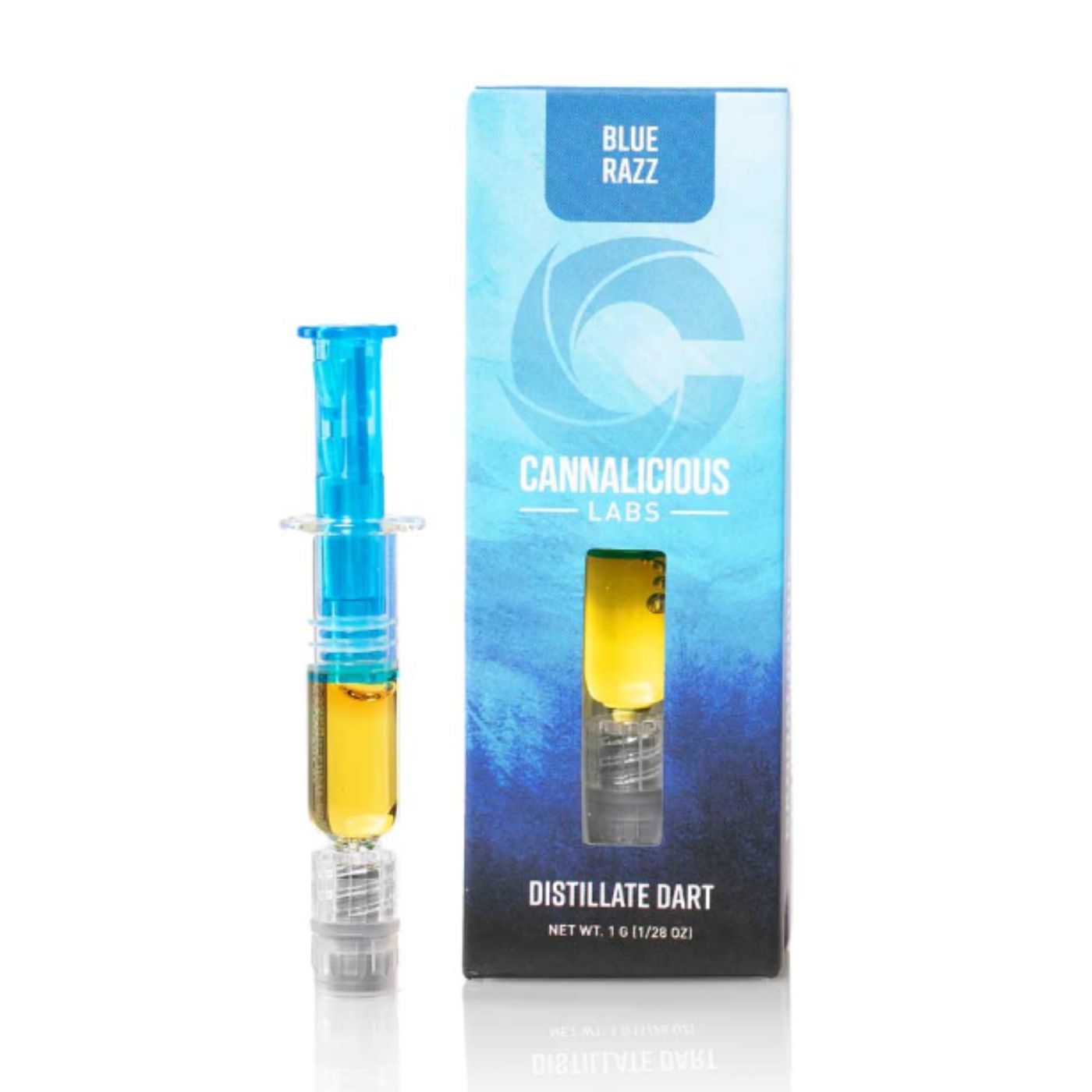 Photograph of product: Cannalicious - Blue Razz Distillate Dart