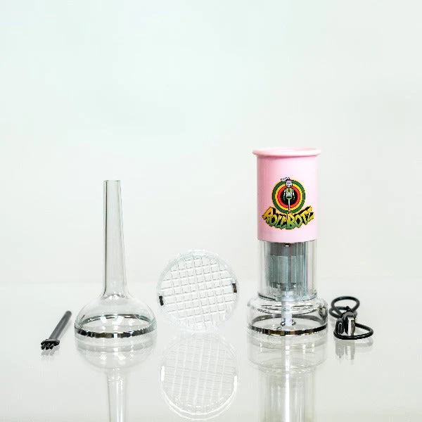 Photograph of product: RollBotz RoboKone Auto Grinder and Cone Filler Pink