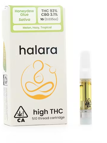 Photograph of Product: Halara Honeydew Glue THC Cart