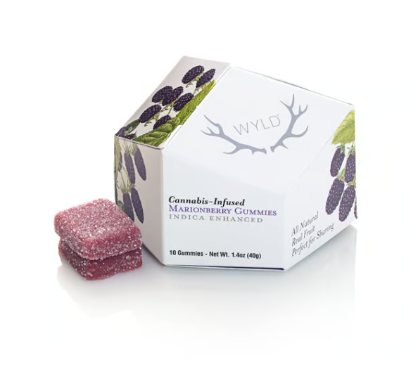 Photograph of product: WYLD | Marionberry Gummies | 10pk 100mg
