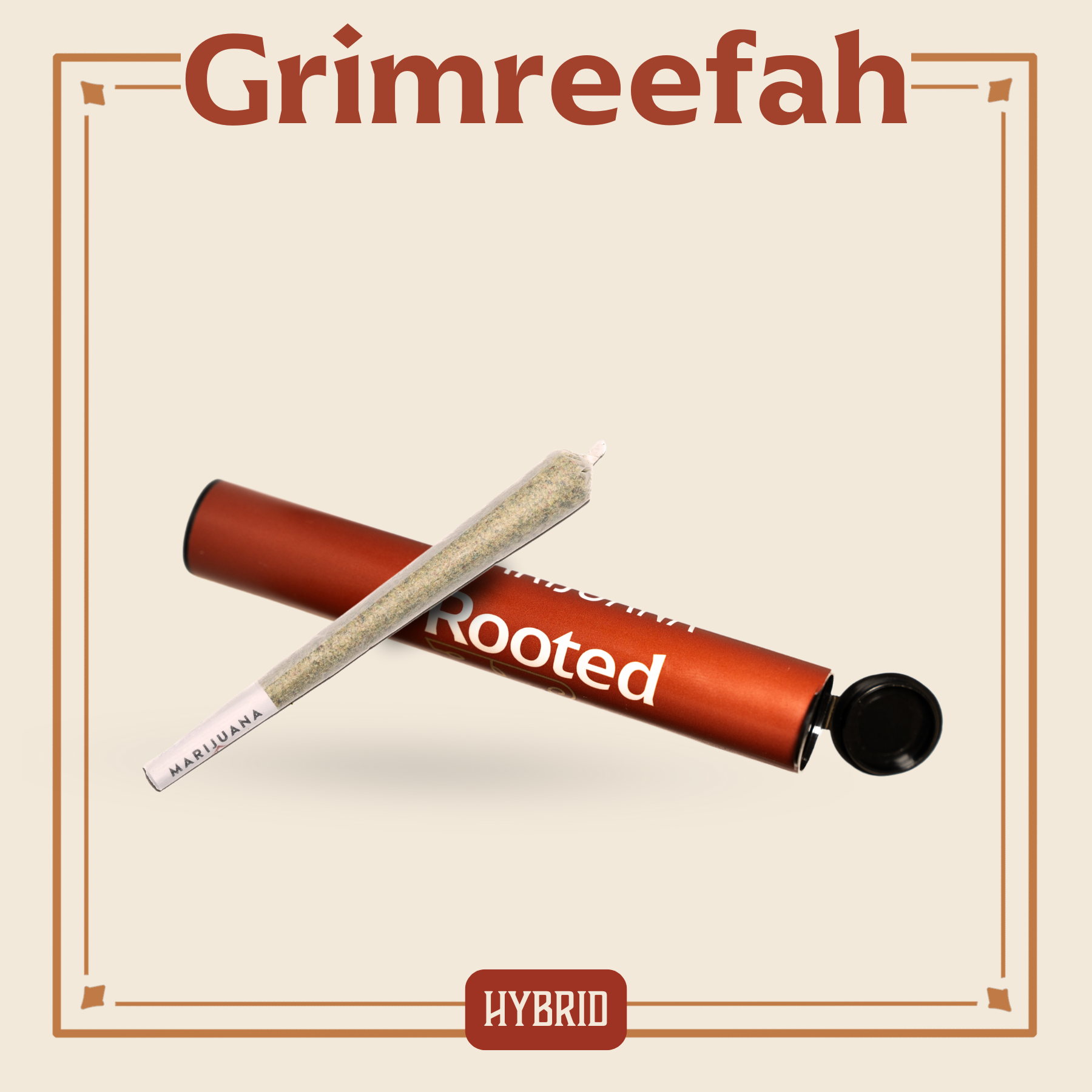 Photograph of product: Grimreefah Pre-Roll | 1g