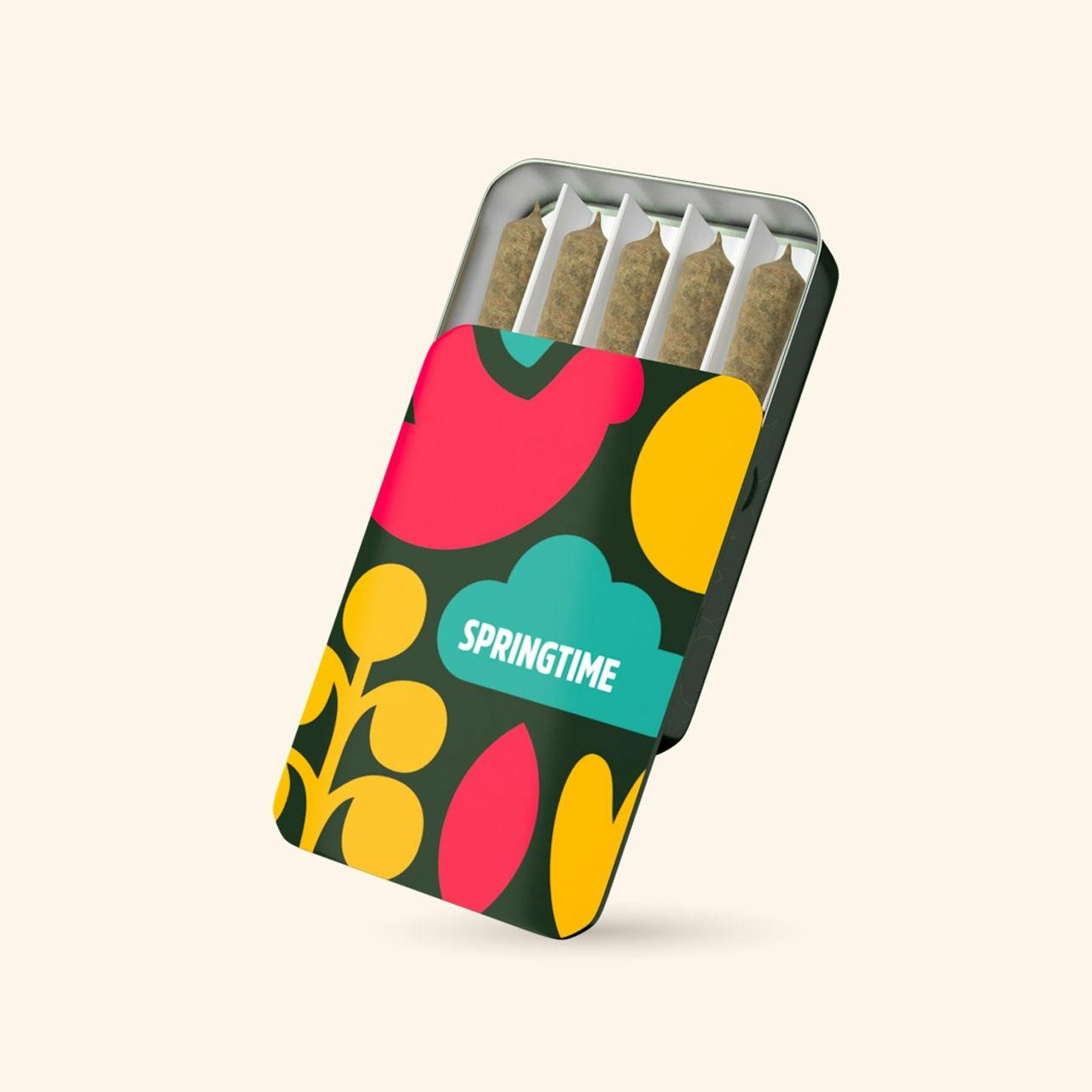 Photograph of product: Springtime Prerolls (5x.5g) Georgia Pie