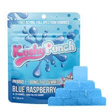 Photograph of Product: Blue Raspberry | 100mg Gummies 10pk