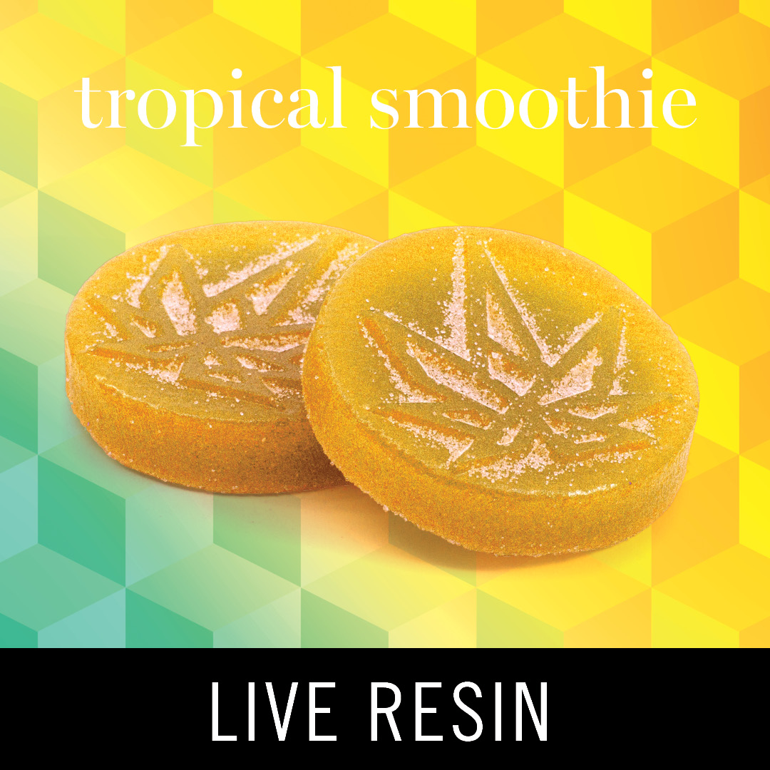 Photograph of product: Levitate Live Resin Gummy 4 Pack - Tropical Smoothie - 200mg