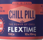 Photograph of product: Chill Pills Flextime Caps TH-ouiA 100mg (10x10mg)