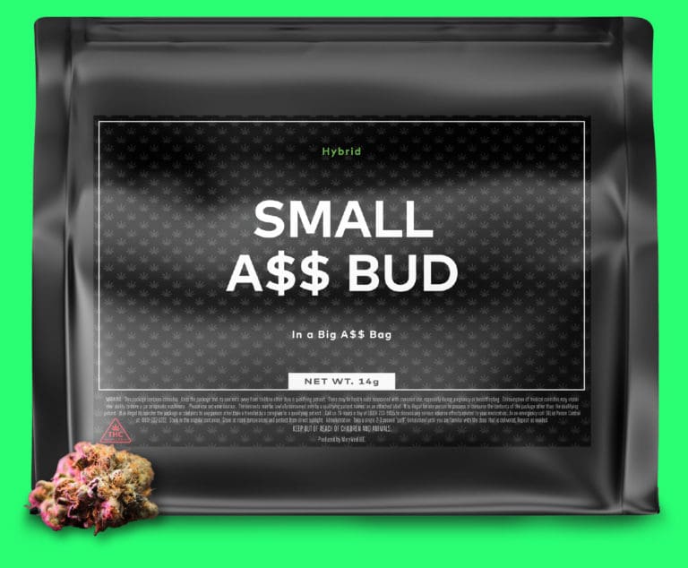 Photograph of product: Small A$$ Buds Pre-Packed (1/2 oz) Gas Tax - 14g