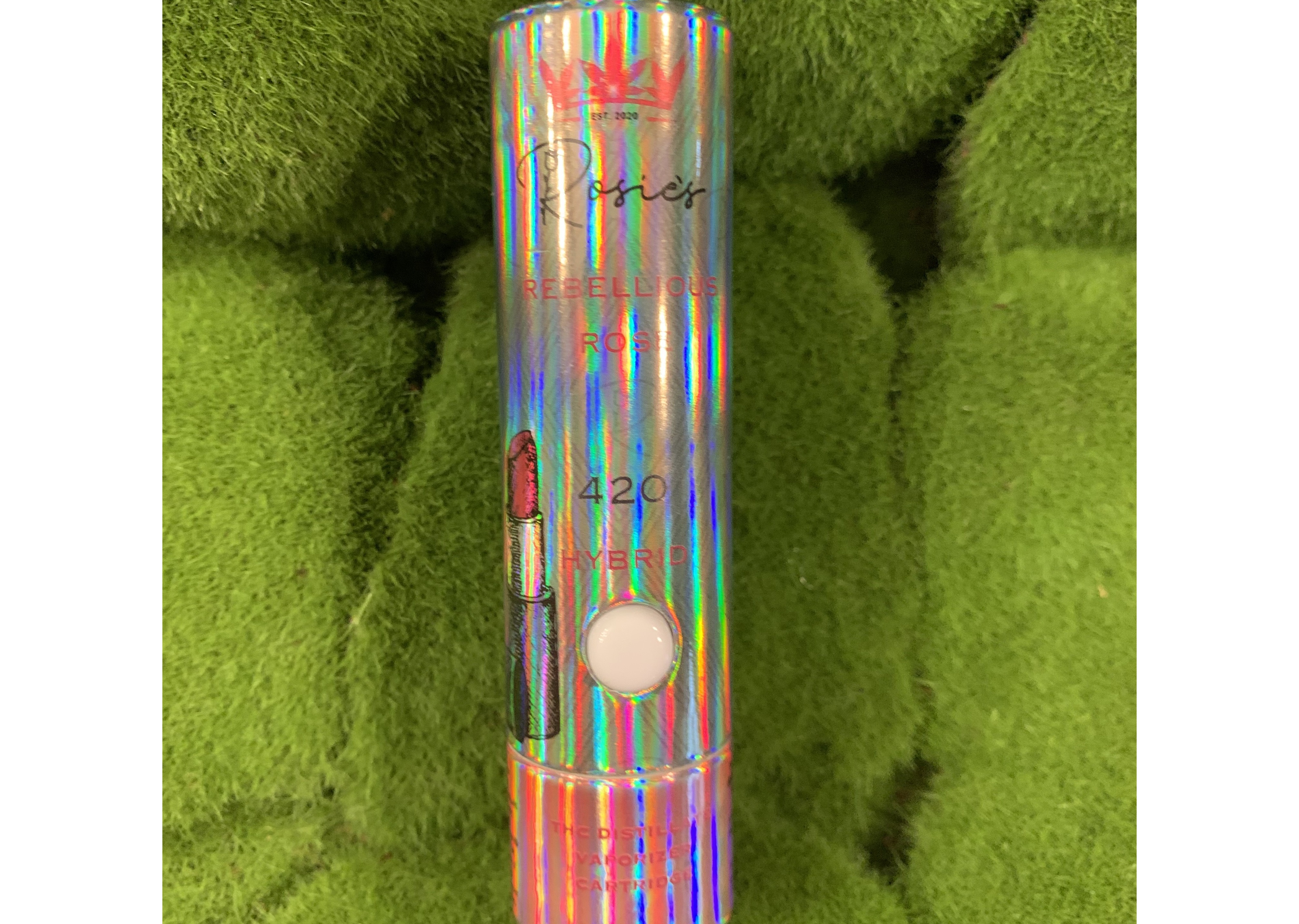 Photograph of product: Distillate Vape Cart | Rebellious Rose | Rosie's