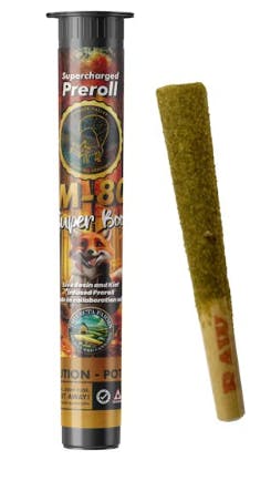 Photograph of product: *Limited Edition* Super Boof 1g Live Resin + Kief Infused M80 Pre-Roll | 1g