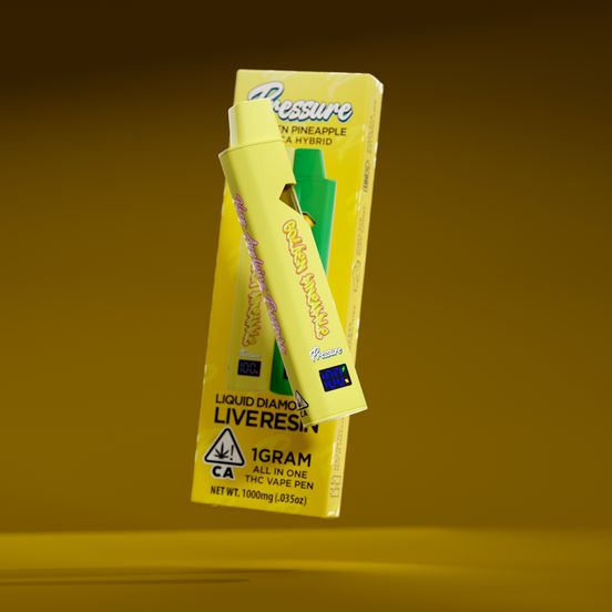 Photograph of product: Golden Pineapple AIO Vape - 