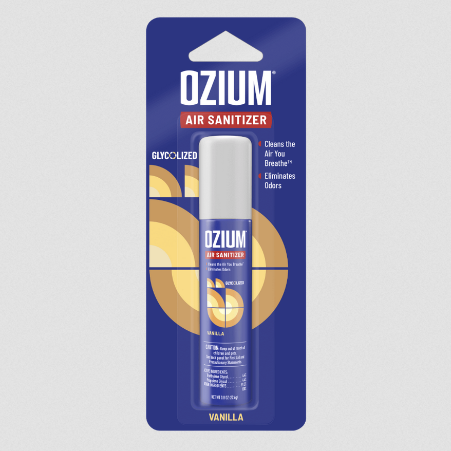 Photograph of product: Ozium Air Sanitizers (0.8oz) - Vanilla