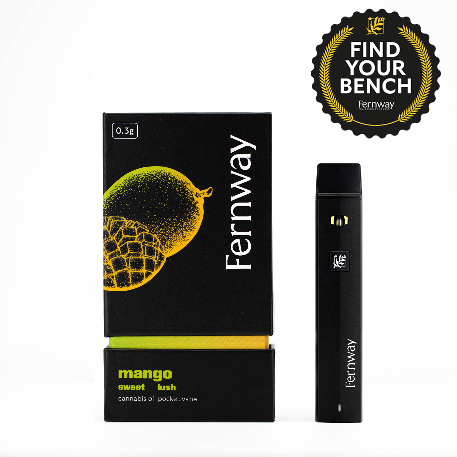 Photograph of product: Fernway - Mango - .510 Vape Cart - Hybrid - 1g