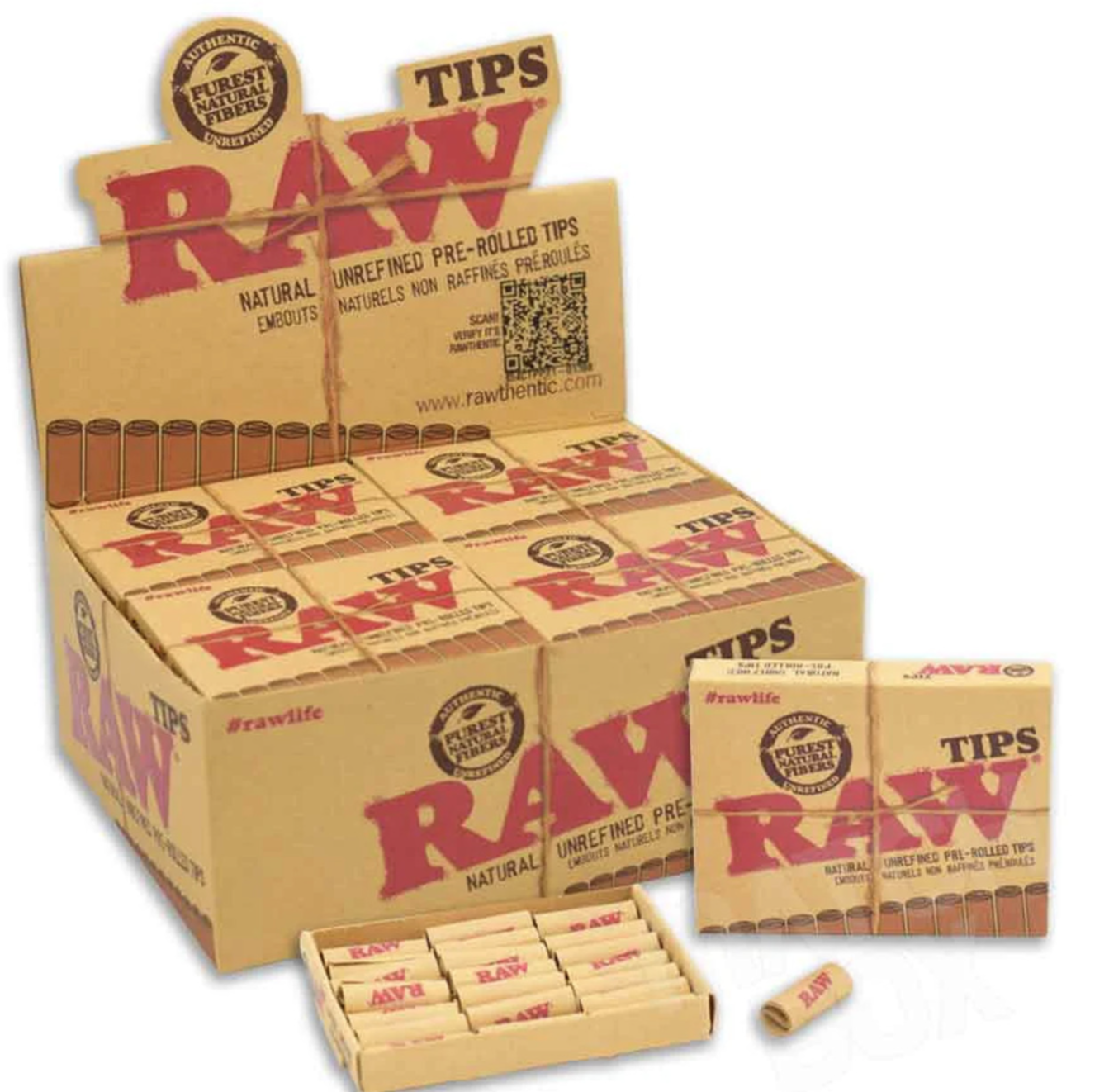 Photograph of product: RAW - Pre-Rolled Tips | 21 units