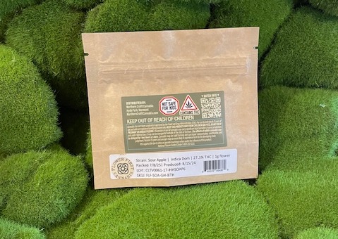 Photograph of product: Pre Pack | Sour Apple | Flower First - 1g