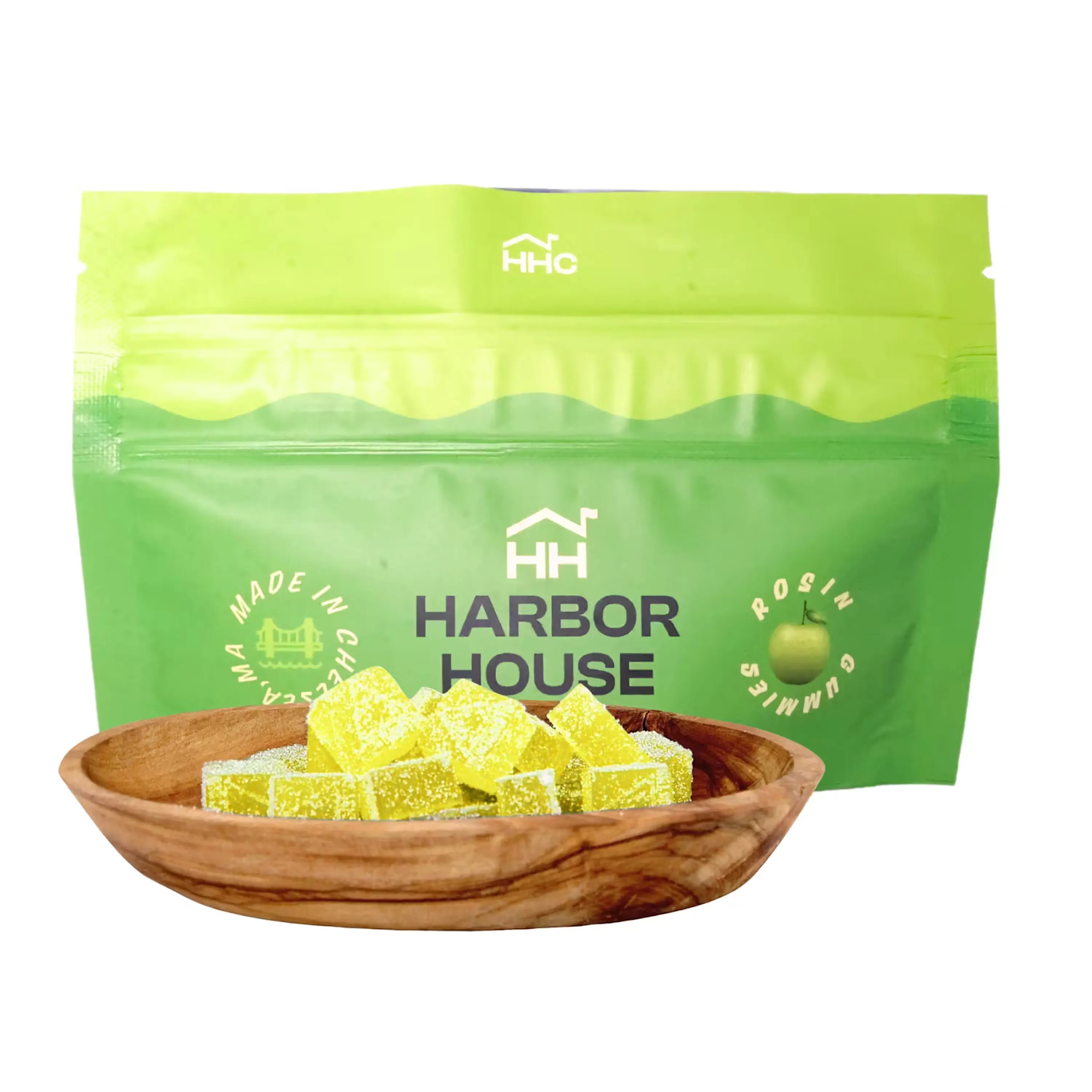 Photograph of product: Rosin Gummy - 100mg/20pc - Sour Apple