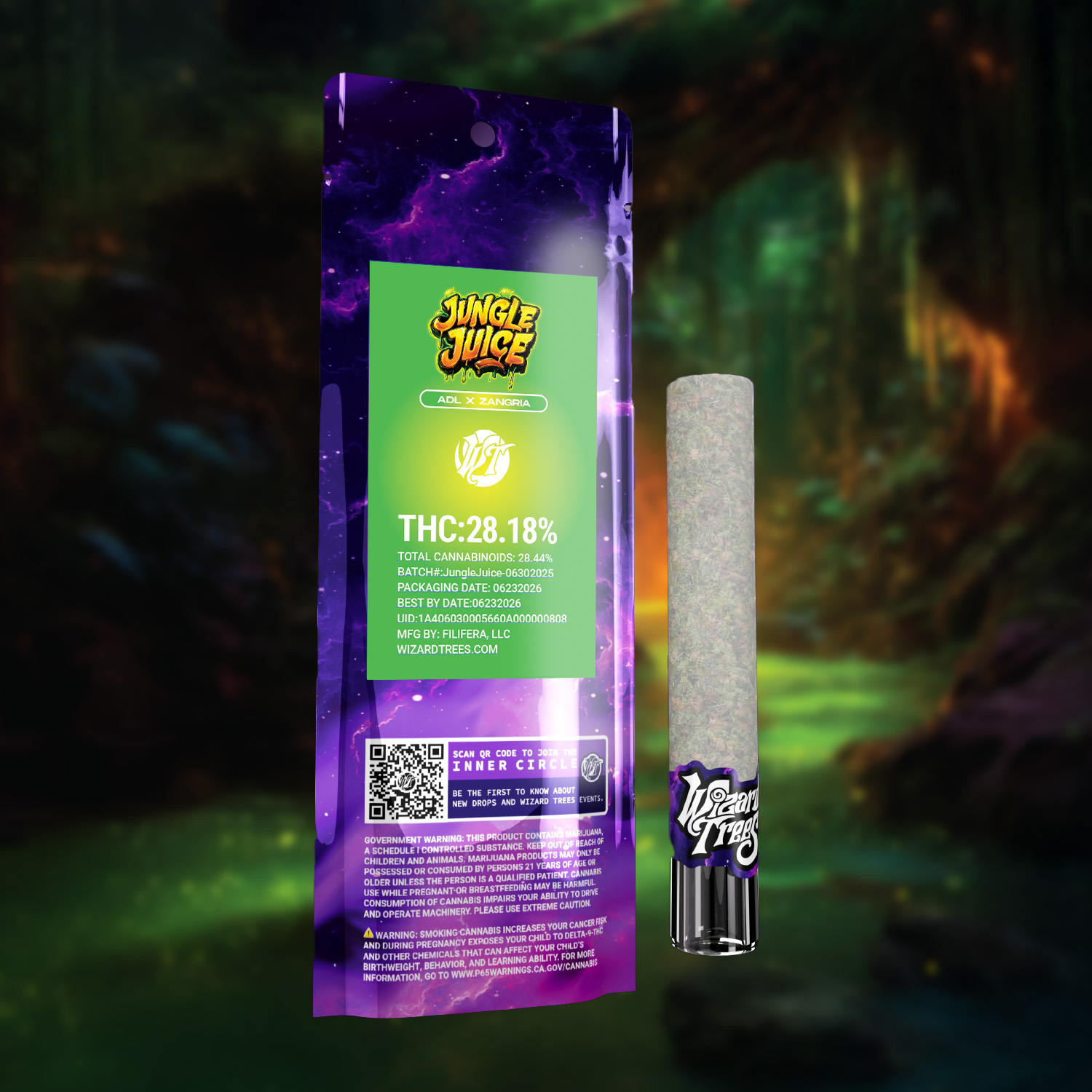 Photograph of product: Preroll - Jungle Juice