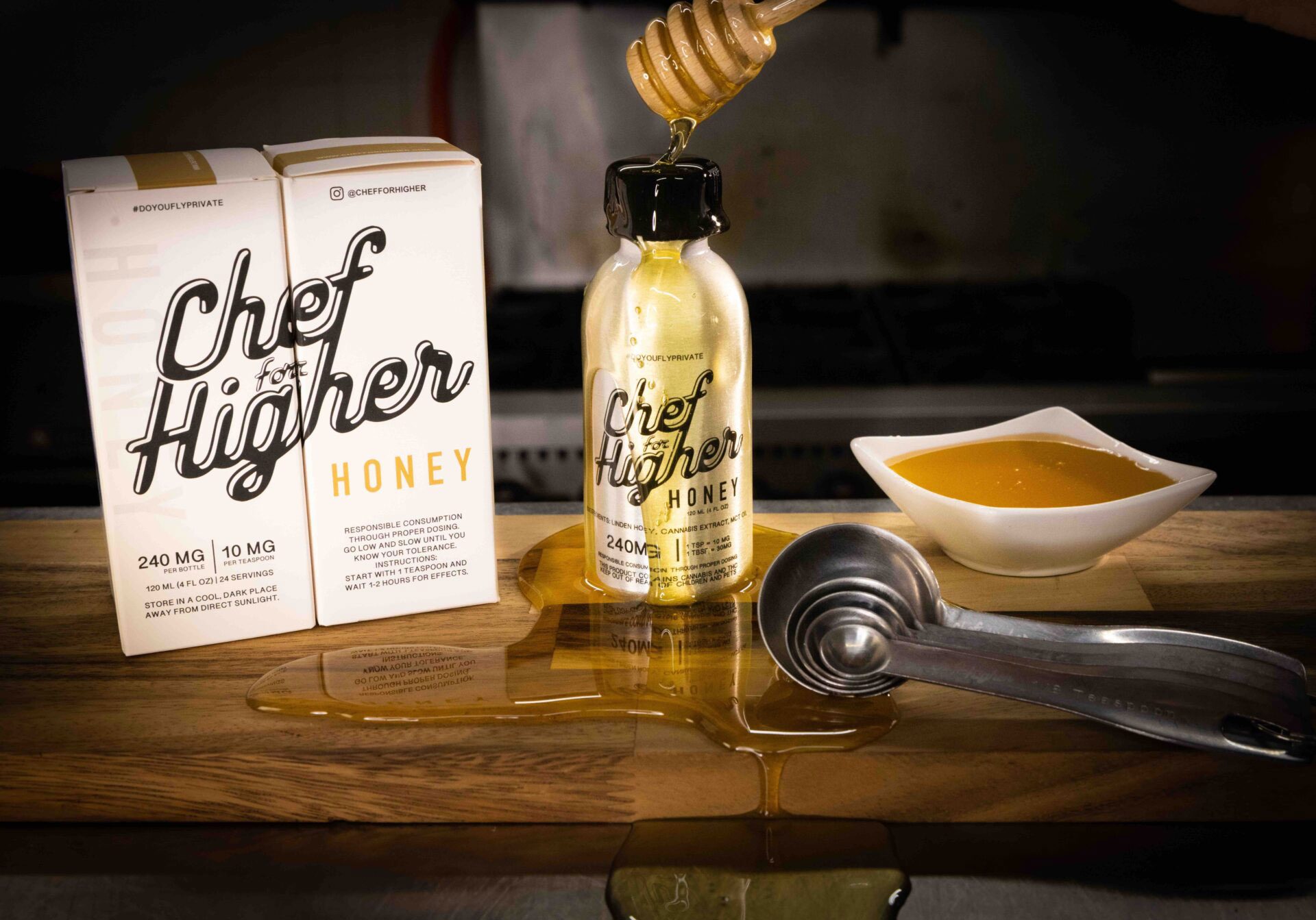 Photograph of product: Chef For Higher | 240mg Honey