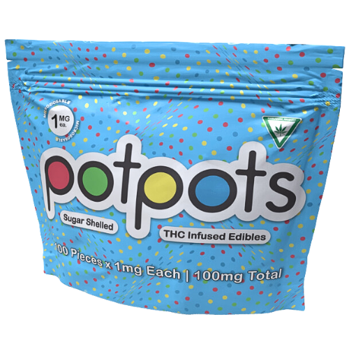 Photograph of product: Dream Milk Chocolate Potpots 100mg TH-oui