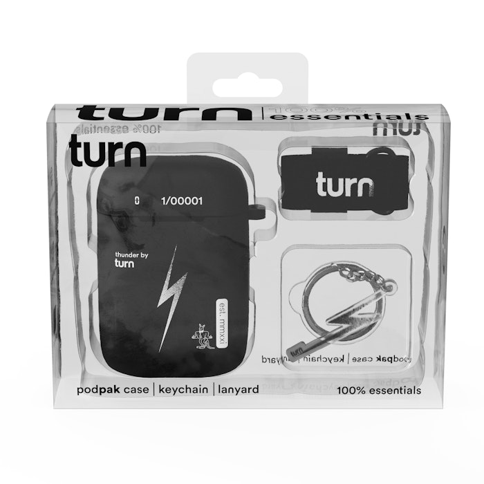 Photograph of product: Turn | Thunder | Black | 100% Essential Kit