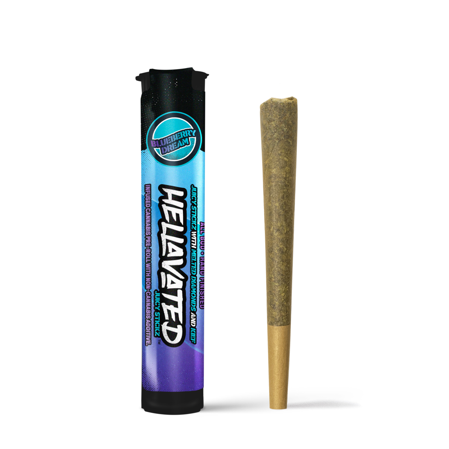 Photograph of product: Hellavated Blueberry Dream Infused Joint