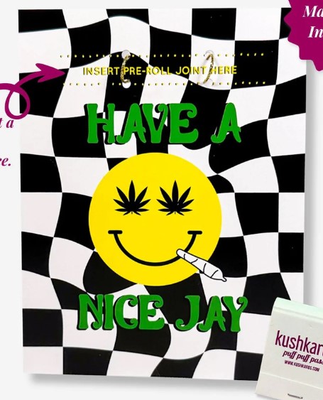Photograph of product: Have a Nice Jay - Pre Roll Card - KushKards