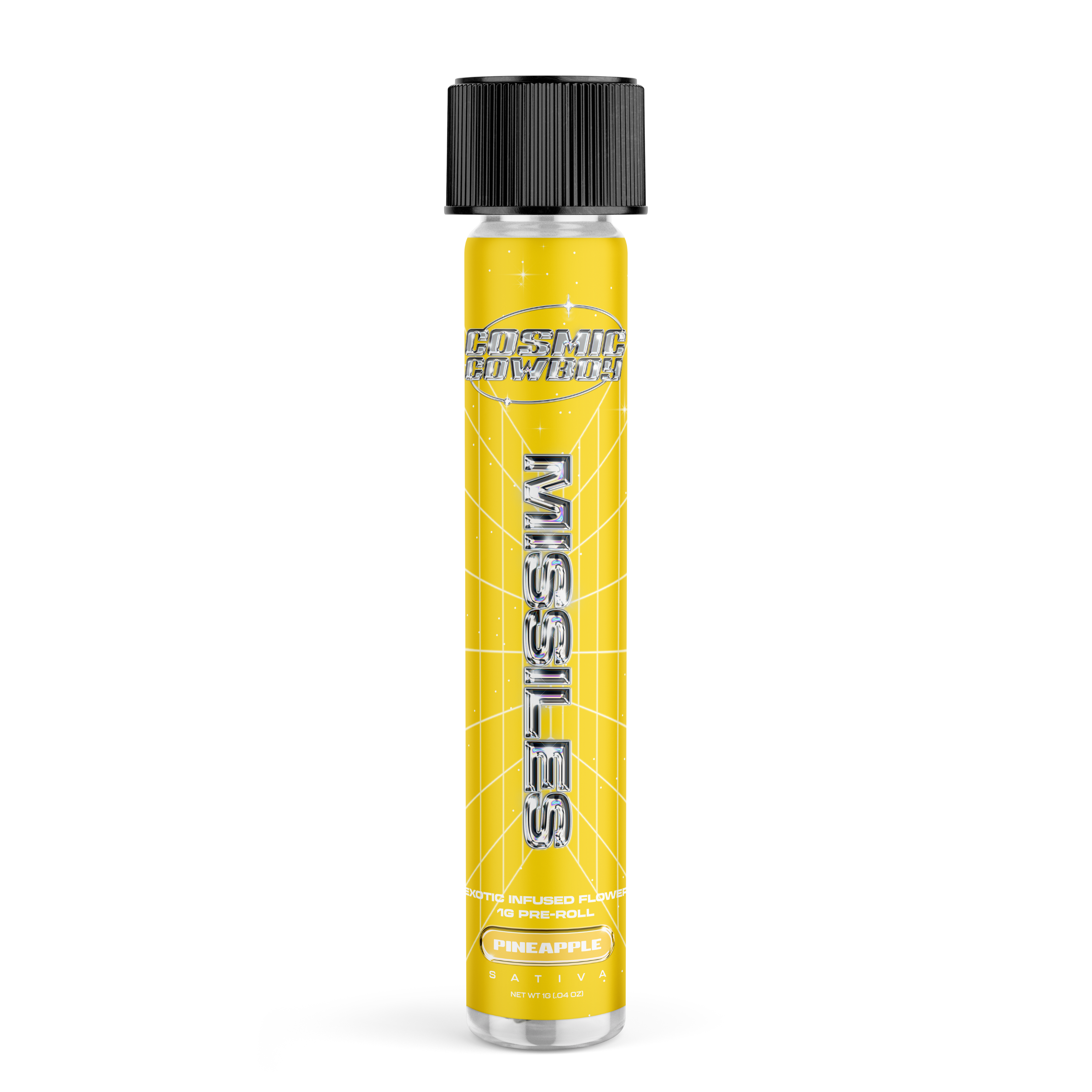 Photograph of product: Cosmic Cowboy Pineapple Infused Missile | 1g