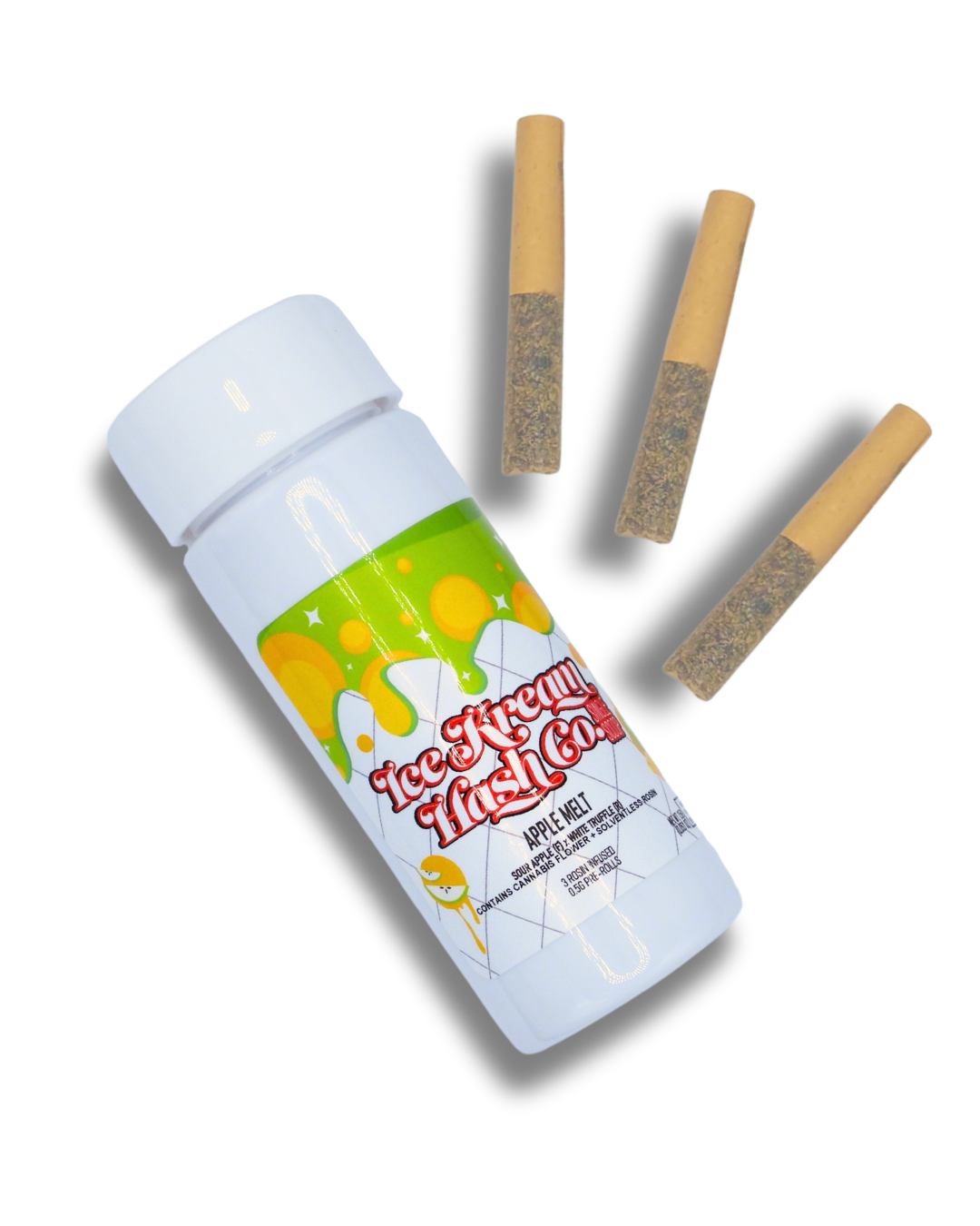 Photograph of product: IKHCO | Apple Melt | Rosin Infused PRJ | Single Scoops 3pk | 1.5g