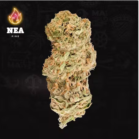 Photograph of product: Durban Poison (3.5g Tops) NEA Fire