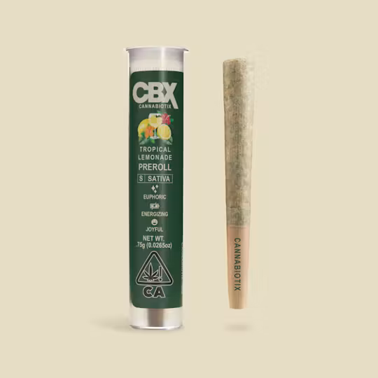 Photograph of product: Tropical Lemonade [S] Pre-Roll | CBX