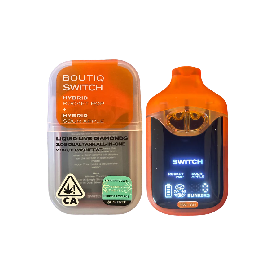 Photograph of product: Boutiq - Tropical Gelato x Baja Blast (Hybrid) All-In-One Vape