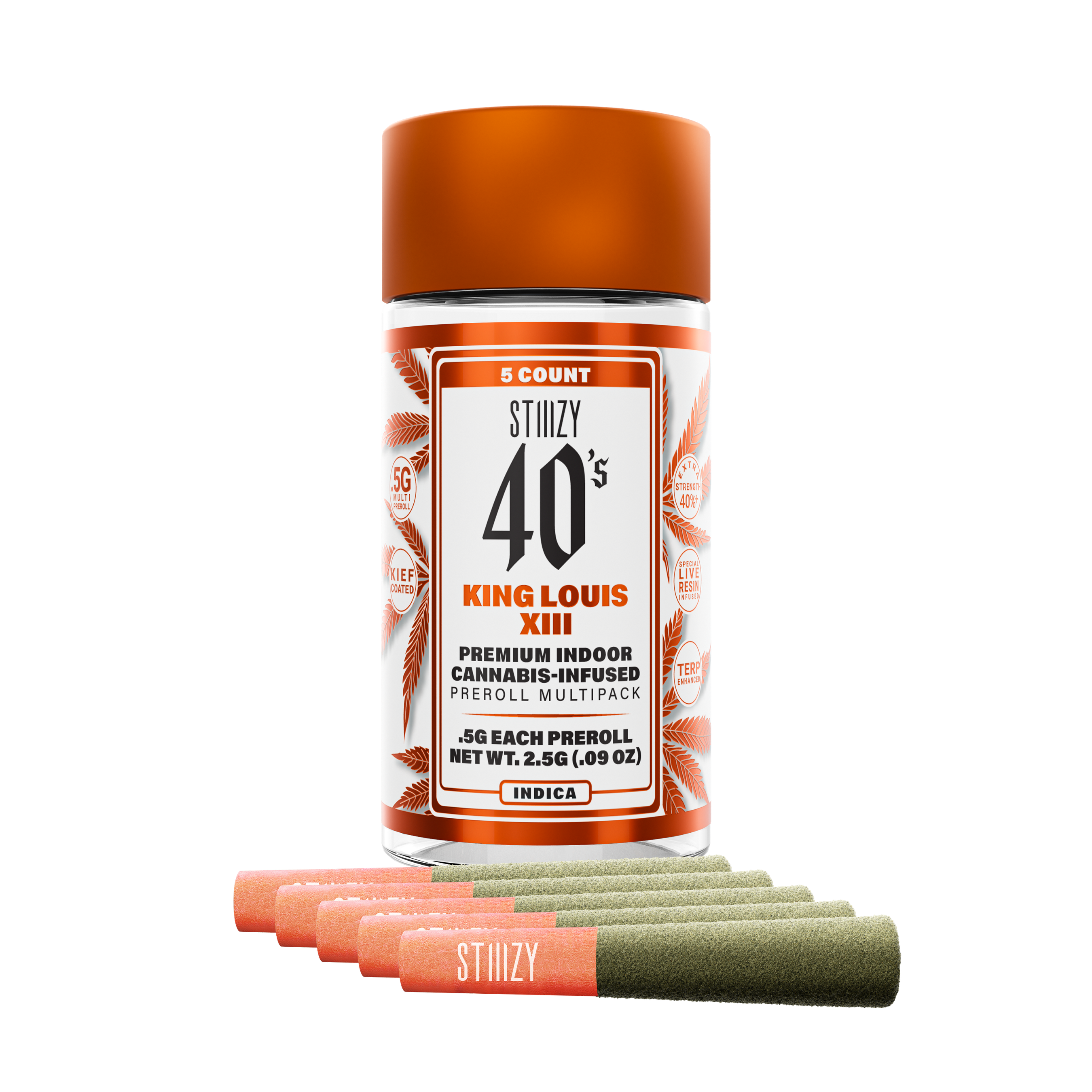 Photograph of product: 40's King Louis XIII | .5G Prerolls 5CT