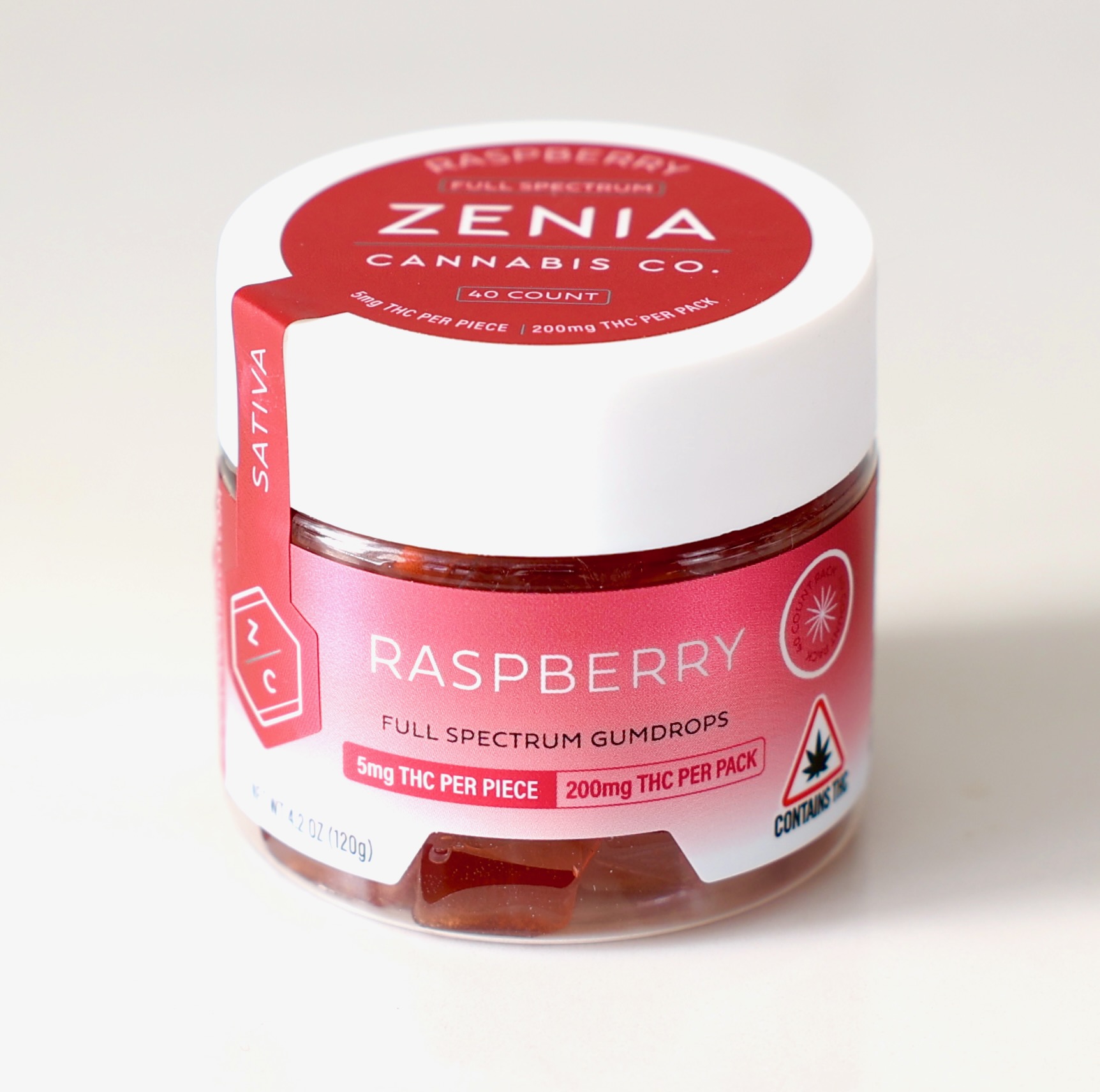 Photograph of product: Raspberry Gumdrops 200MG