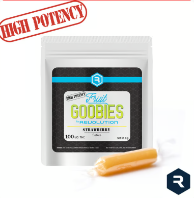 Photograph of product: Edible* - Revolution - Super Strawberry Goobie (S) - 100mg