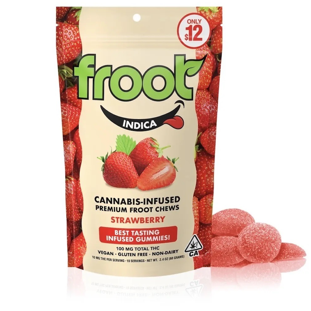 Photograph of product: Froot Gummies - Strawberry 100mg