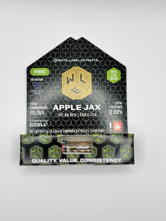 Photograph of product: White Label Extracts Live Resin Cartridge | Hybrid | G@RY P@YTON