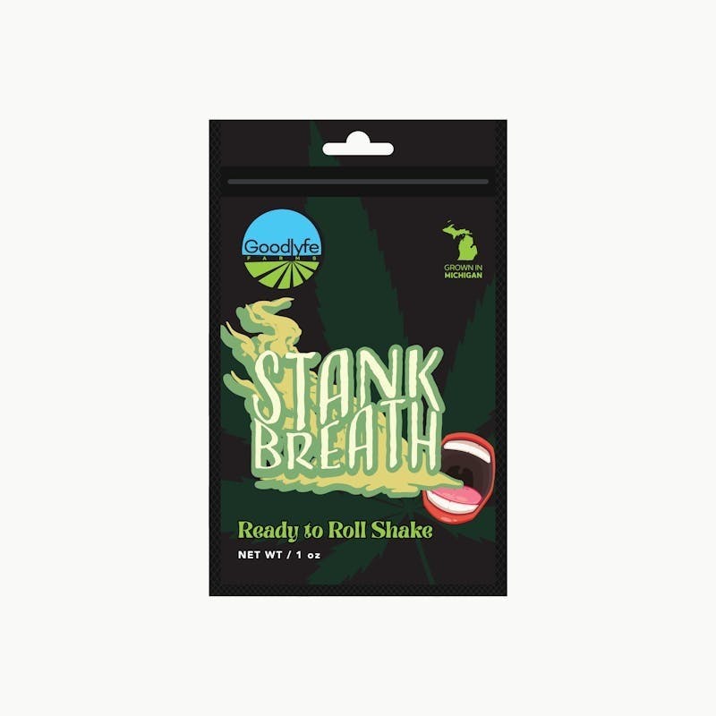 Photograph of product: Stank Breath | Goodlyfe | Pre-Packaged Ground Flower - 28g