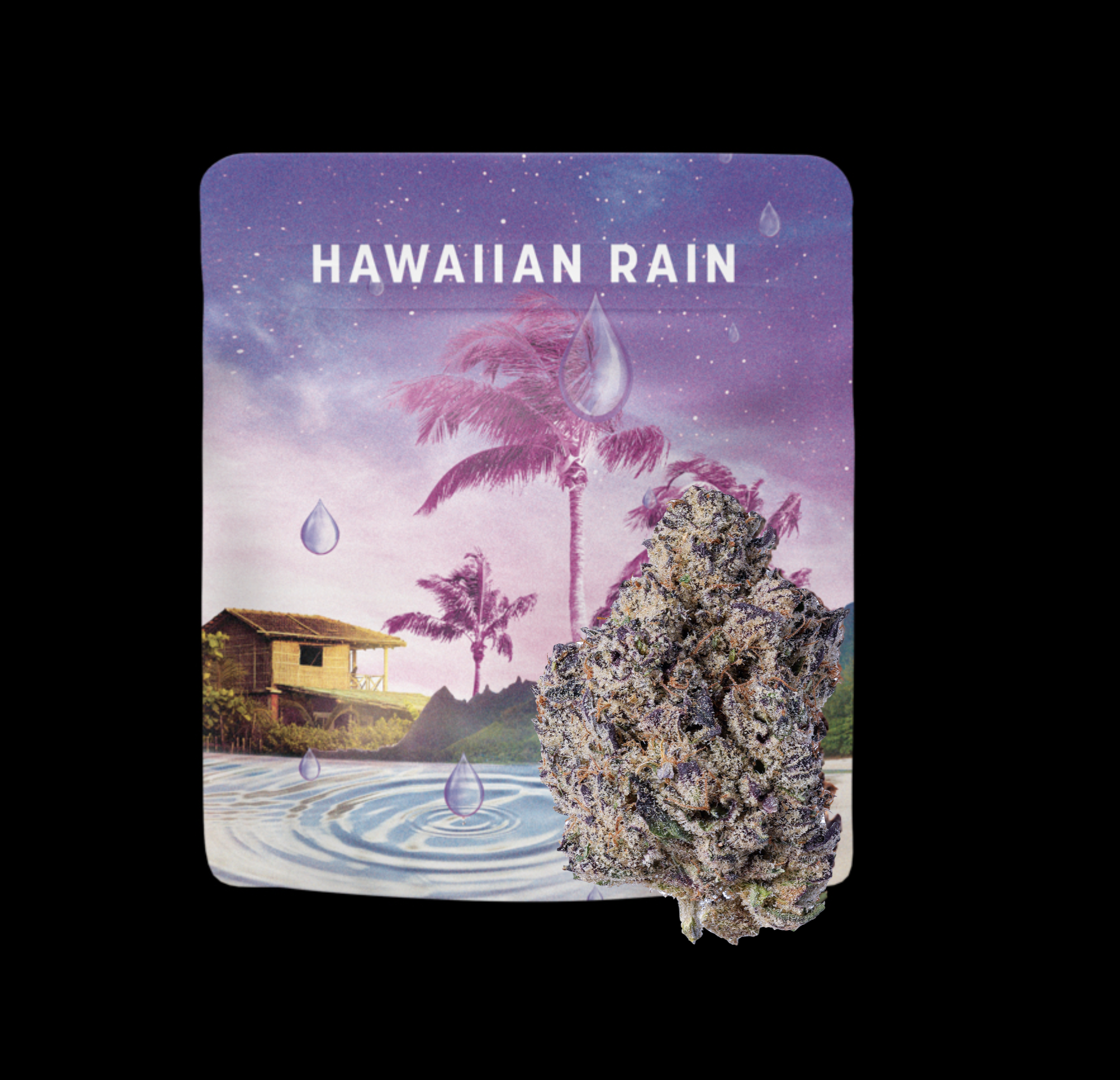 Photograph of product: Cookies Mylar Bag | Hawaiian Rain - 3.5g