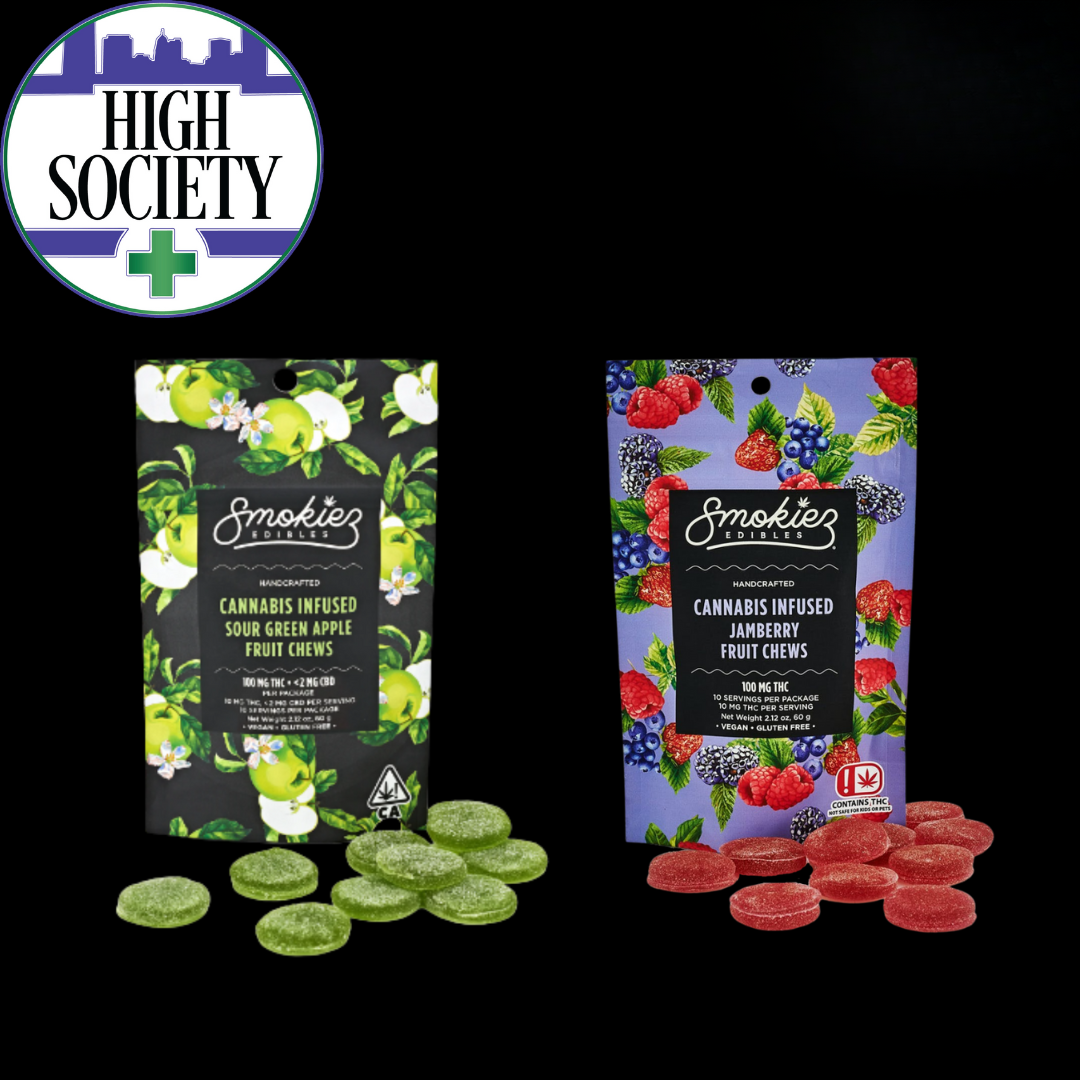 Photograph of product: Smokiez 1:1 TH-oui/CBD 100mg - SWEET Tropical