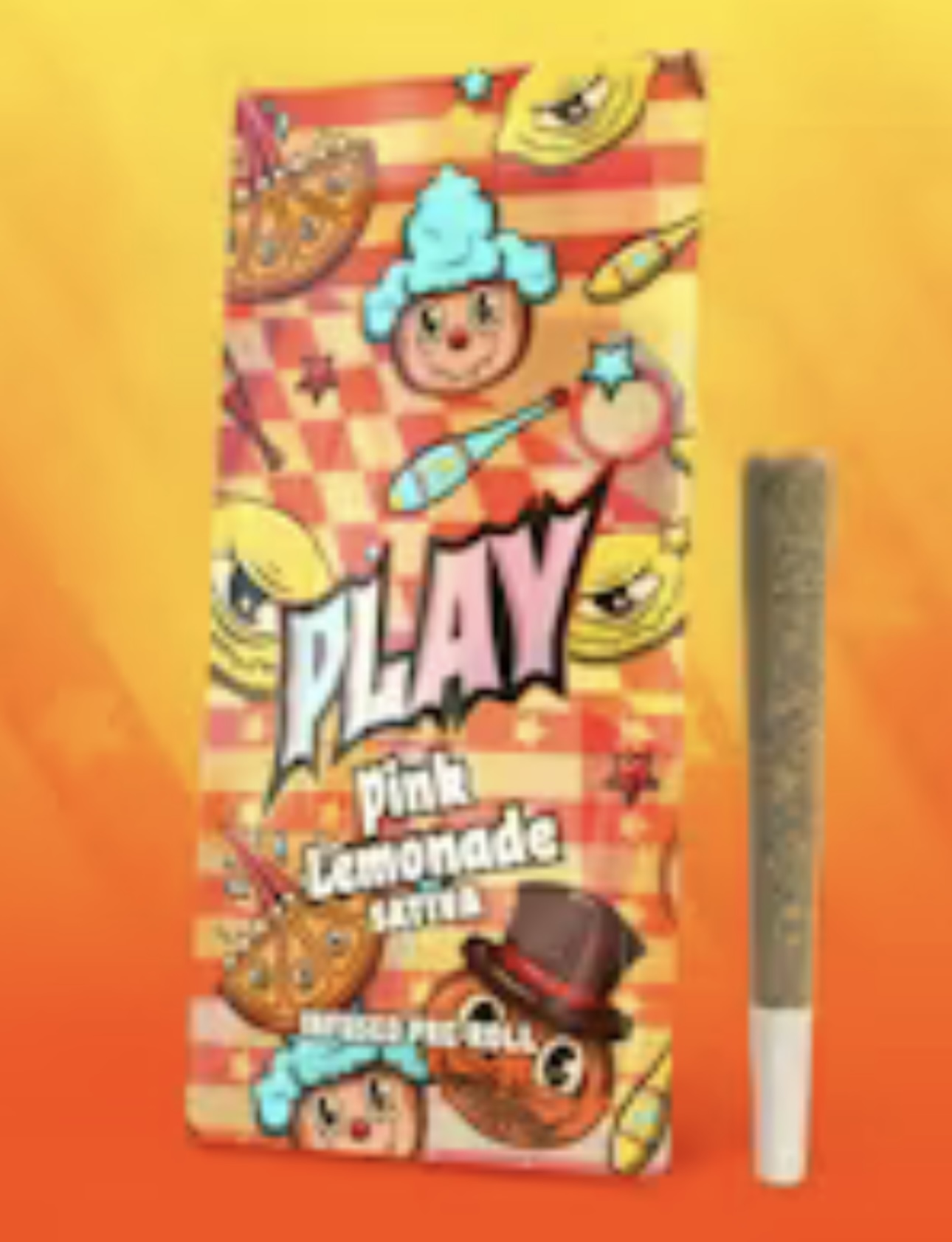 Photograph of product: AU Play: Pink Lemonade Infused Preroll (S)